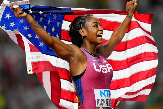 American Sha’Carri Richardson Caps Comeback By Winning Wild 100 Meters ...