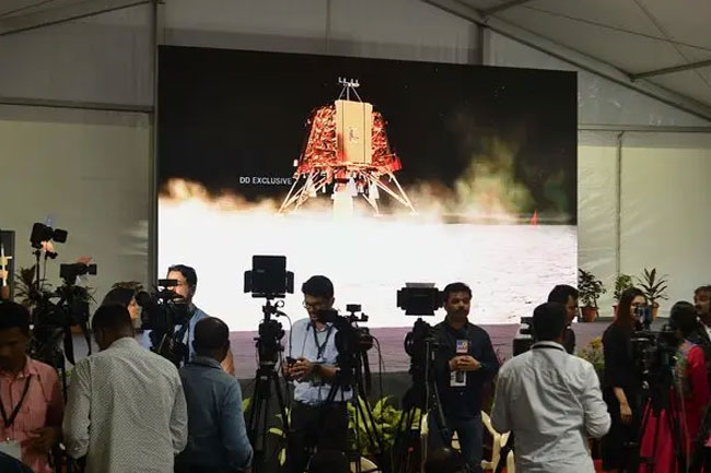 Chandrayaan-3 spacecraft lands on moon in victory cry of new India