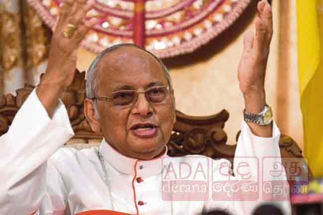 Cardinal Ranjith calls for referendum before building bridge linking India and Sri Lanka