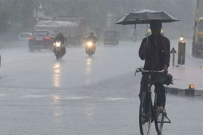 Fairly heavy rainfall above 75mm expected on some areas