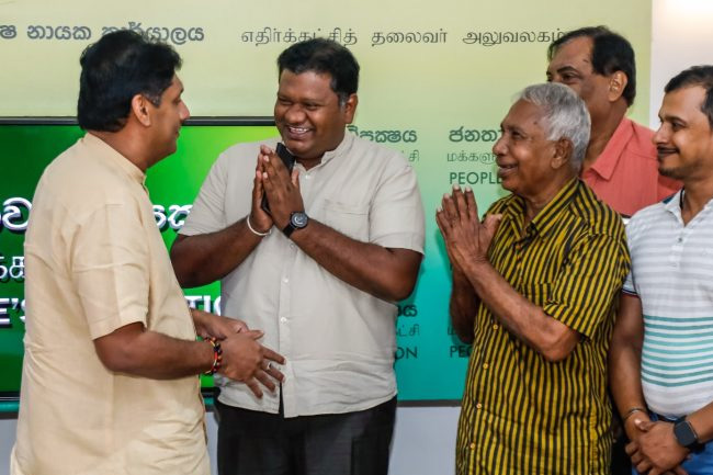 SLPP MP Asanka Navaratne joins SJB