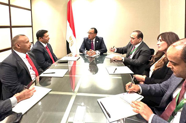 Presidents climate adviser holds talks with Egyptian PM at Africa Climate Summit