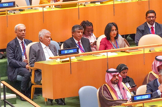 President Ranil attends UN 2023 SDG Summit 