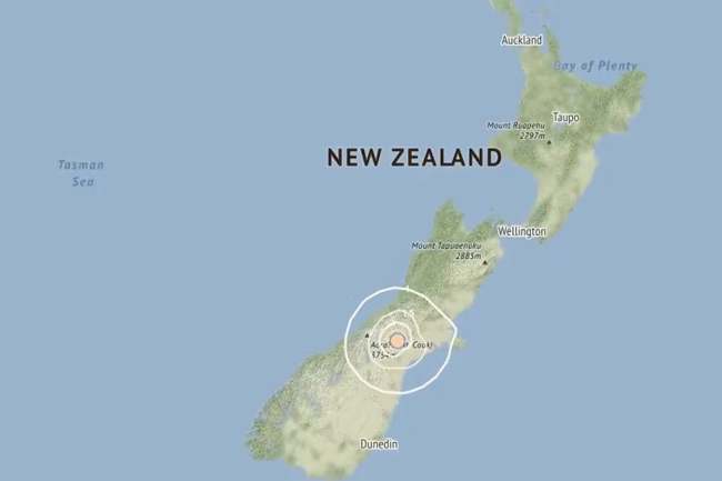 Earthquake of 6.2 magnitude rattles New Zealand