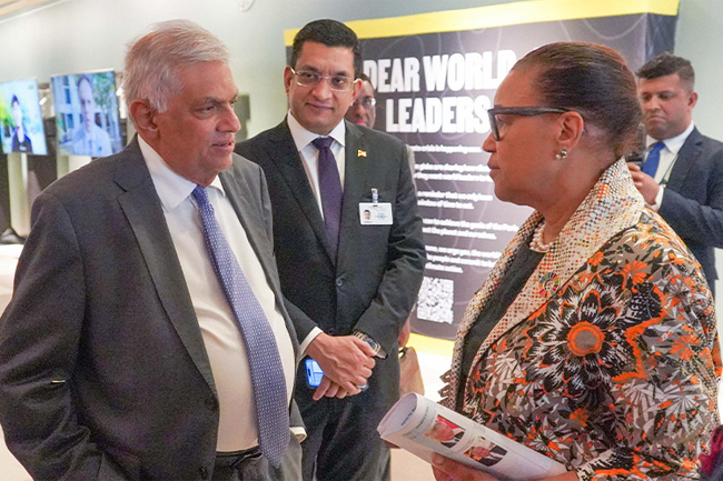 President Ranil and Commonwealth chief discuss climate financing and diaspora engagement