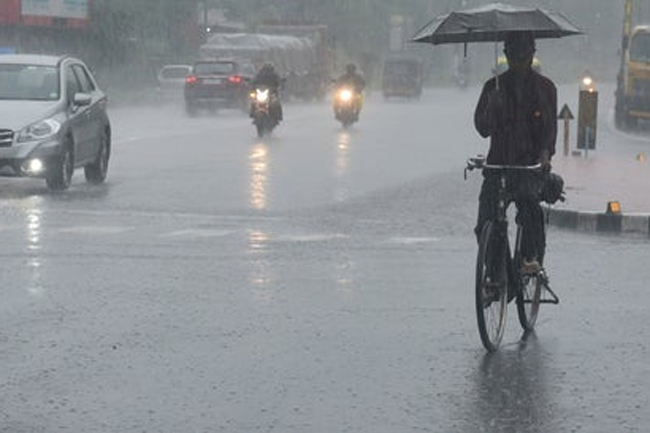 Fairly heavy rainfall above 50mm expected today