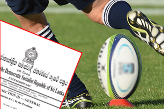 Gazette issued revoking Stabilization Committee for Sri Lanka Rugby 