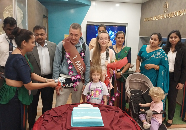 Sri Lanka welcomes the 1 millionth tourist of 2023