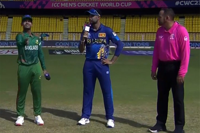 CWC23: Sri Lanka opt to bat first in warm-up match against Bangladesh