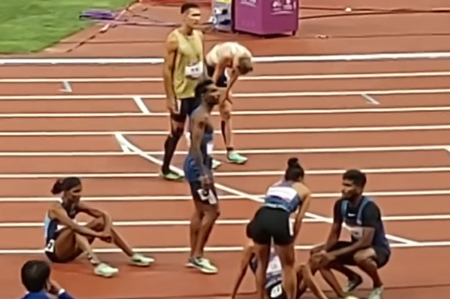 2023 Asian Games:  Sri Lanka Mixed 4x400m medley relay team disqualified in final