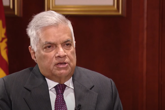 No international inquiry: President Ranil lashes out when asked about Easter attack allegations