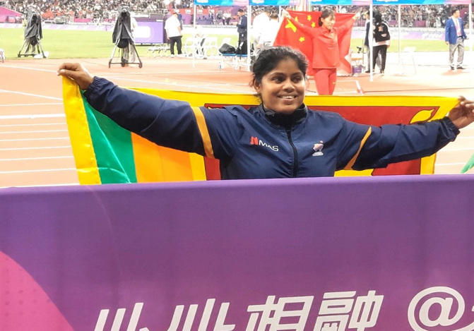 Nadeesha Dilhani ends Sri Lankas 17-year Asian Games athletic medal dry spell