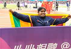 Nadeesha Dilhani ends Sri Lanka’s 17-year Asian Games athletic medal dry spell