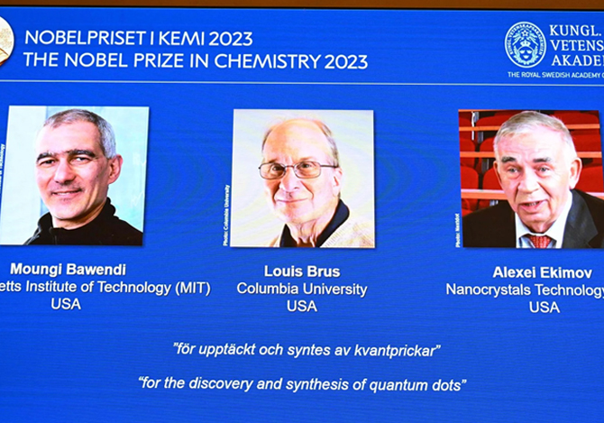 3 scientists win Nobel Prize in chemistry for their work on tiny quantum dots