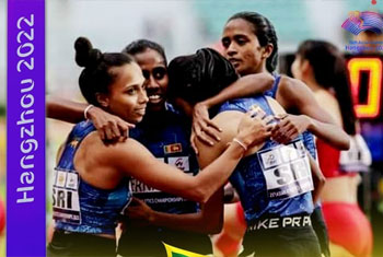   Sri Lanka clinch Bronze in womens 4x400m relay