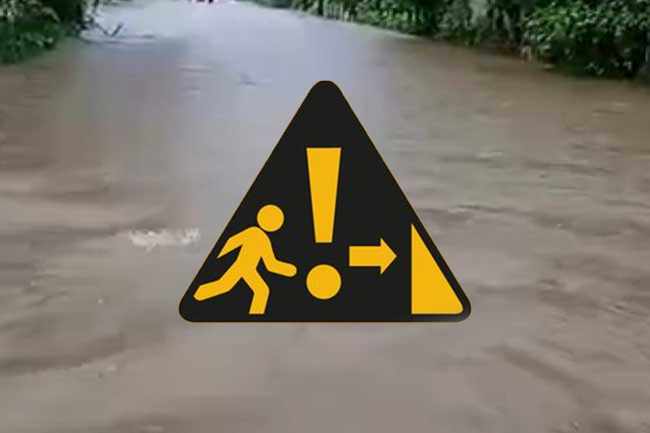 Evacuation notice for people in low-lying areas of Baddegama along Gin Ganga