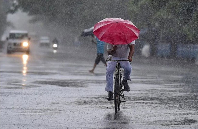 Fairly heavy showers expected in parts of the island