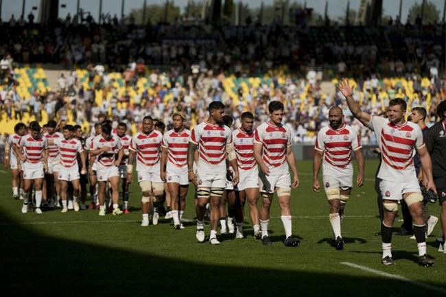   Argentina, Fiji complete Rugby World Cup quarterfinals lineup; Portugal makes history