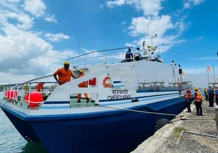 Sri Lanka  India passenger ferry service resumed after 40 years