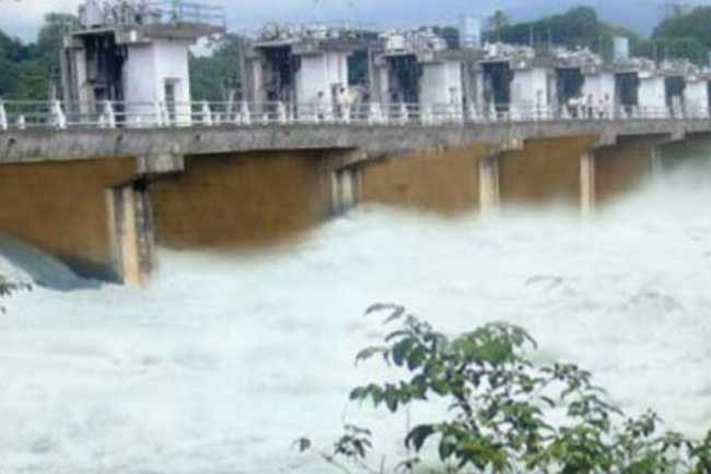 Five spill gates opened at Polgolla Reservoir