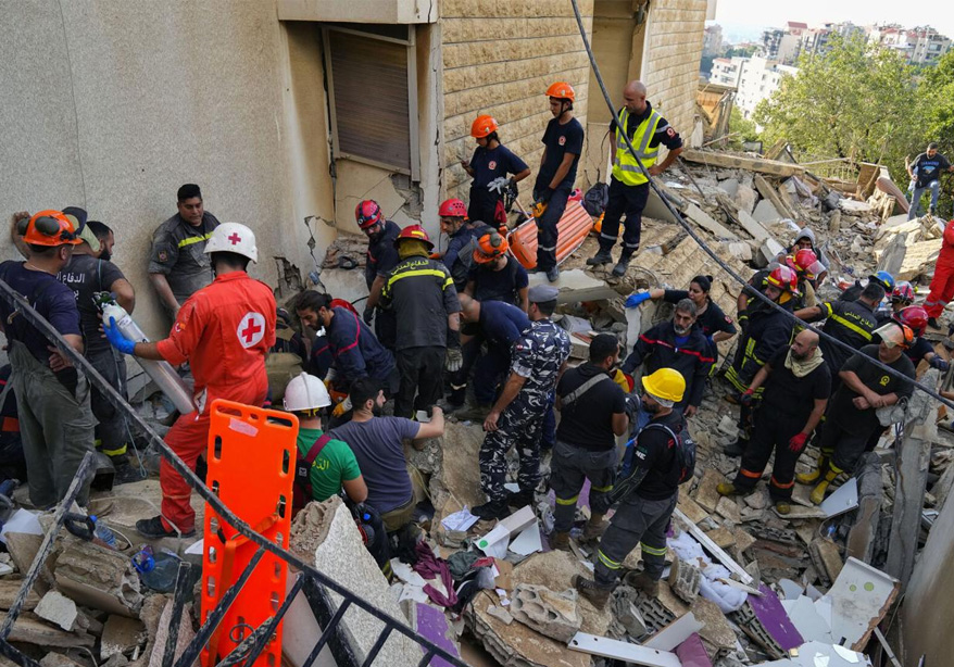 Sri Lankan among several trapped under collapsed building in Lebanon