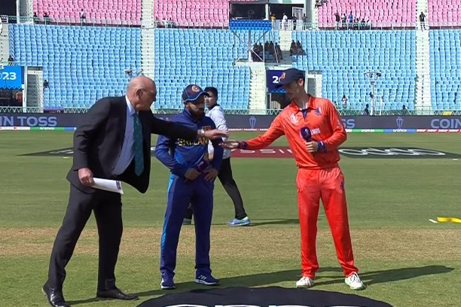 CWC23: Netherlands win toss, put Sri Lanka to bowl first 
