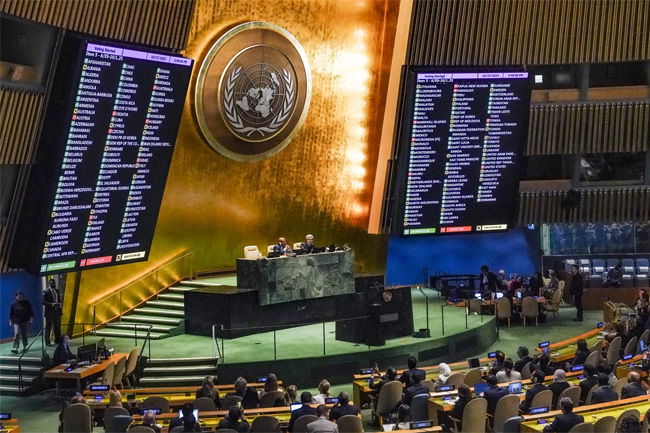 UN General Assembly Adopts Resolution Calling For Immediate ...