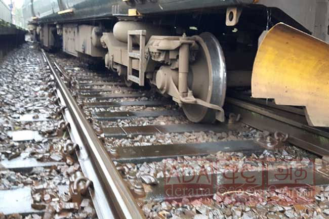 Trains disrupted on up-country line due to derailment