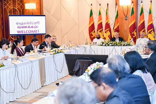 Sri Lankas developmental partners and private sector express confidence in reform efforts