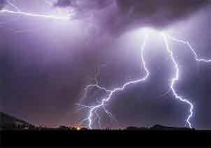 Amber alert issued for severe lightning in 7 provinces