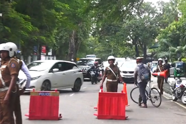 Entry road to SLC head office closed