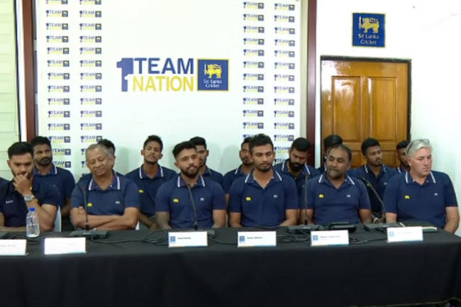 LIVE: Sri Lanka cricket teams special press conference