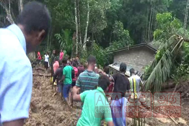 Bodies of family of four reported missing after landslide in Balangoda recovered 