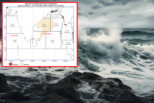 Advisory issued as low-pressure area over Bay of Bengal intensifies