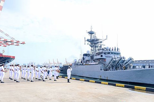 INS Kora departs island after brief visit