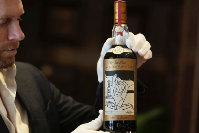 Macallan: Rare Scotch whisky becomes world’s most expensive bottle at £2.1m