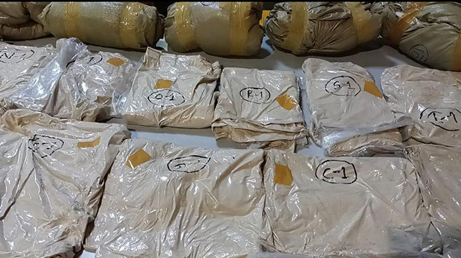 Three arrested at BIA cargo terminal with 10.5kg of heroin sent from Pakistan