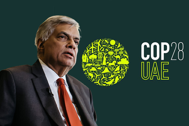 President Ranil to leave for Dubai to attend COP28 climate conference