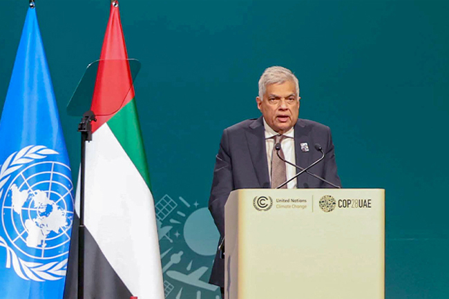 President at COP28 urges bold action in the face of alarming climate predictions 