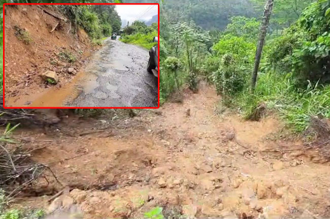 Motorists cautioned as section of Norton Bridge-Maskeliya road collapses