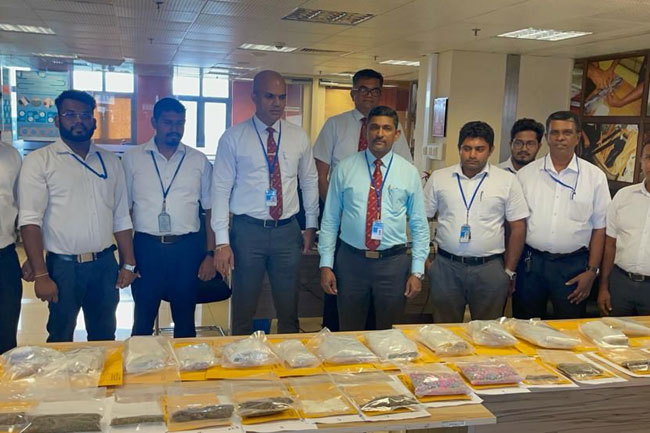 Customs seize drugs worth over Rs. 40 mn at Central Mail Exchange