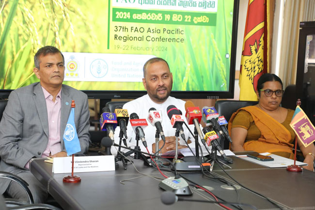 Sri Lanka to host 37th Asia Pacific Regional Conference of FAO