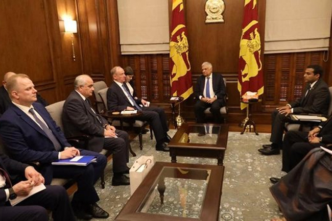 Russias Security Council Secretary holds comprehensive talks with SL President