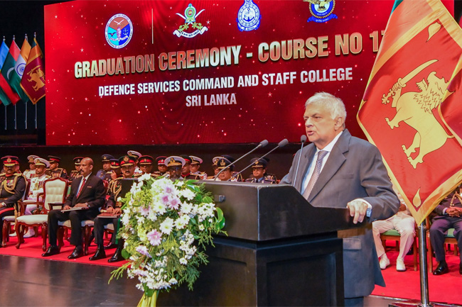 President underscores need for broader international perspective in military education