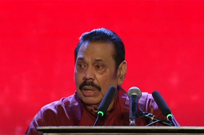 Mahinda says SLPP members were harassed behind false front of Aragalaya