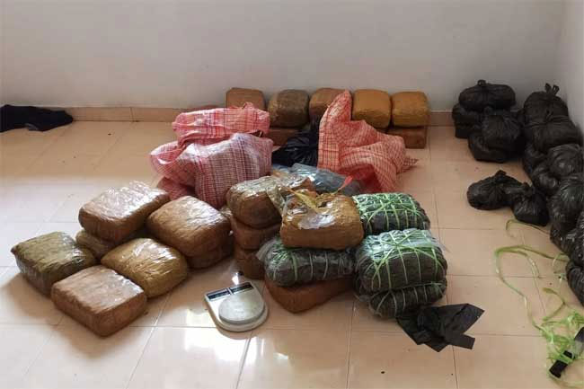 Over 100kg of Kerala cannabis seized in Ja-Ela