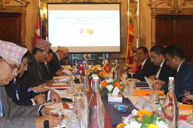 Lumbini-Colombo air connection mooted at Nepal-Sri Lanka Joint Commission Meeting