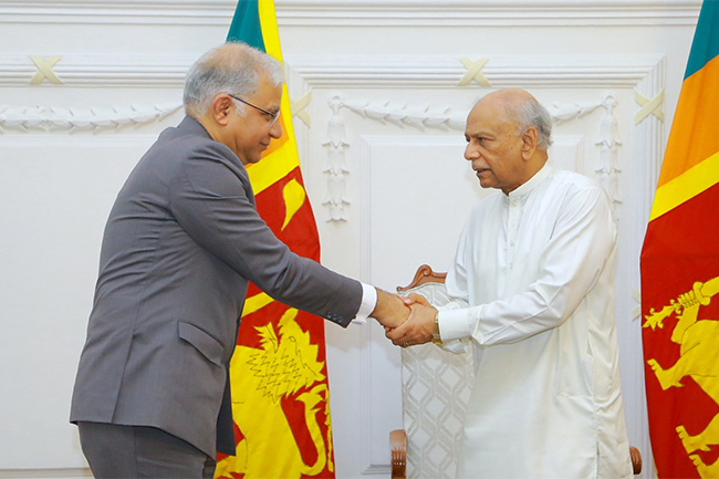 PM Dinesh welcomes new Indian High Commissioner, assures continuous cooperation