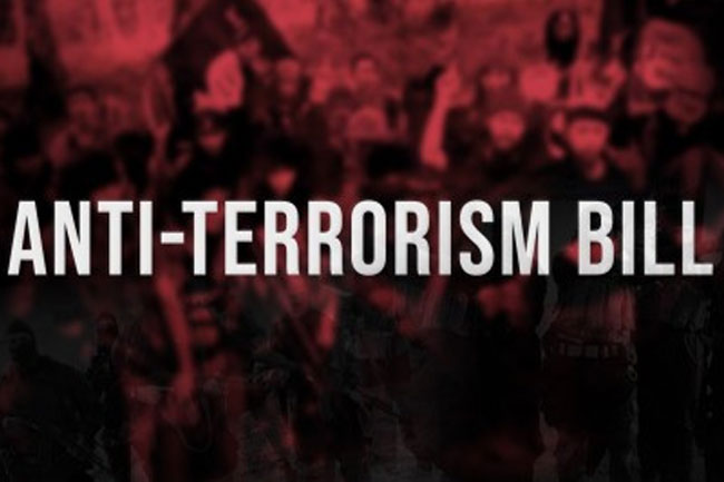 Anti-Terrorism bill presented to Parliament