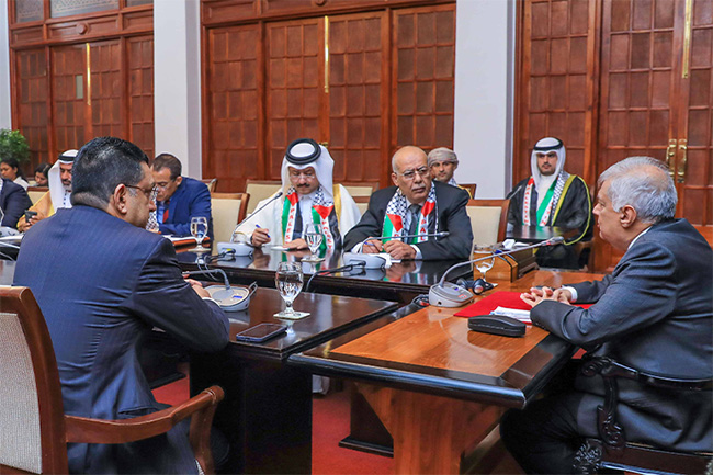 President affirms Sri Lankas commitment to two-state solution in Palestine
